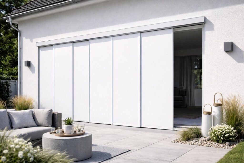 Portes en cloisons amovibles moderne pour les villas-azuralu