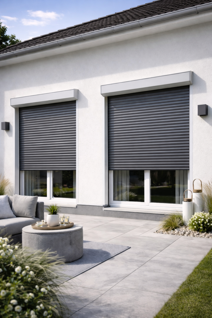 Volet roulant en aluminium moderne pour fenêtre-azuralu